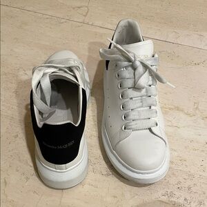 Alexander McQueen Monochrome Lace-Up Sneakers
